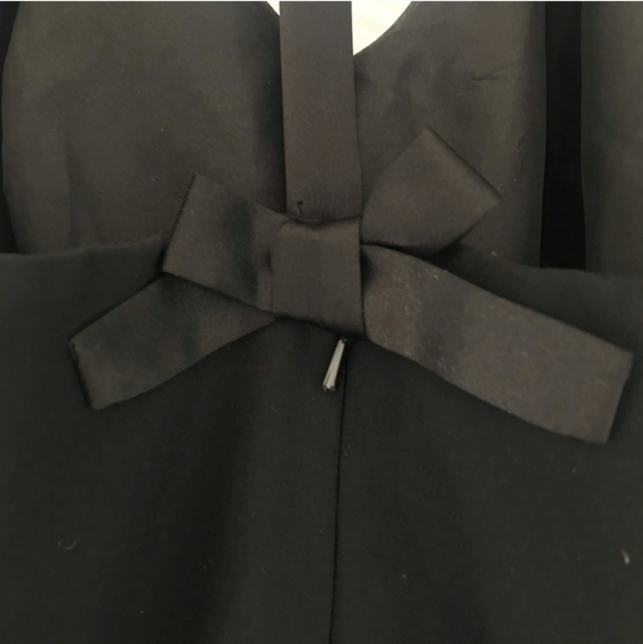 WHITE BY VERA WANG V-Neck Halter Gown with Sash - Picture 5 of 7